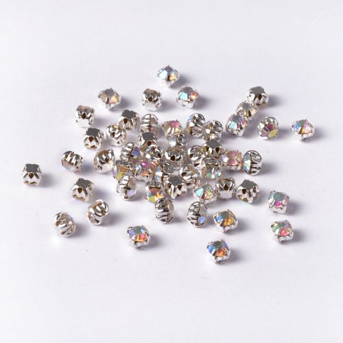 Sew-On Montee Beads - Crystal AB