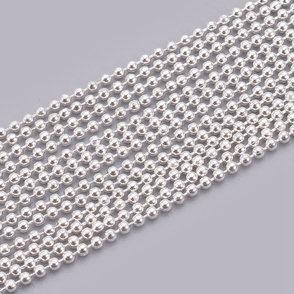 1.5mm Metallic Ball Chain - Sold by the Meter - Image 11