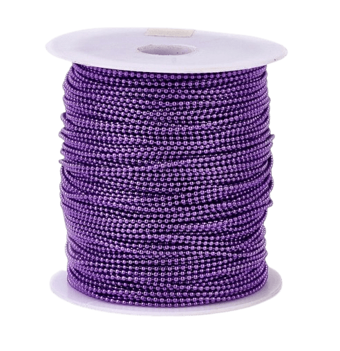 1.5mm Metallic Ball Chain - Sold by the Meter - Image 10