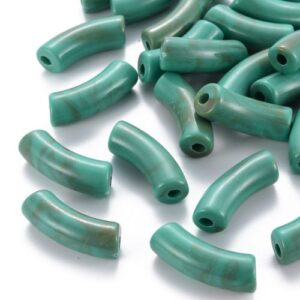 Acrylic Curved Tube Bead