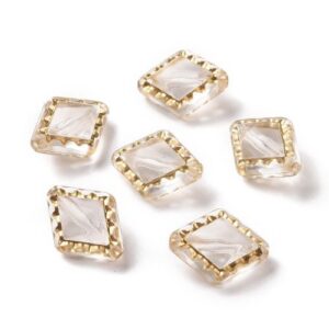 Acrylic Rhombus Shaped Bead