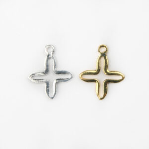 Delicate Stainless Steel Cross Charm