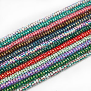 Clay Heishi Style Beads – 7.5mm x 3.5mm 