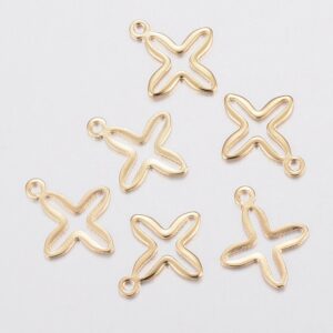 Delicate Stainless Steel Cross Charm