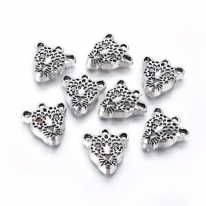 Leopard Head Charms - Riverside Beads