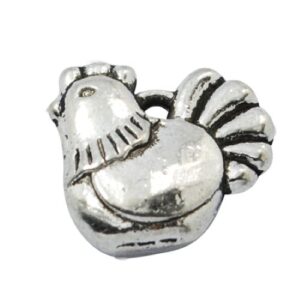 Small Chicken Charm - Riverside Beads