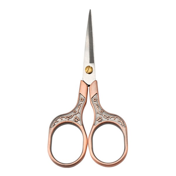 Flower Embossed Embroidery Scissors - Riverside Beads