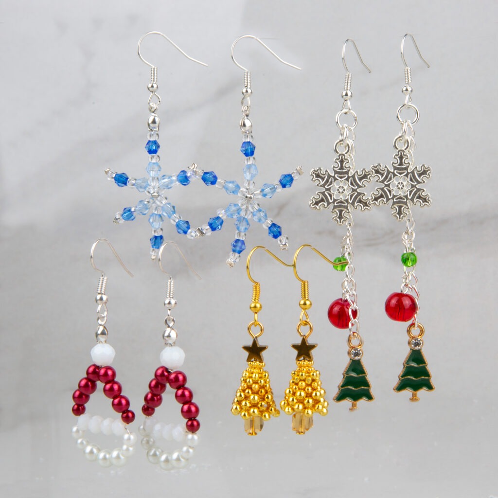 Christmas Beaded Earrings Workshop v2