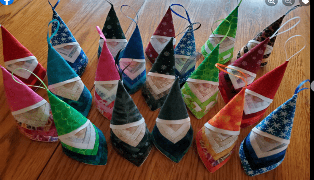 Santa Topper sewing workshop at Riverside Beads in Market Deeping