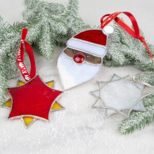 Stained Glass Santa & Stars Workshop
