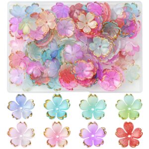 Acrylic Flower Bead Cap Collection