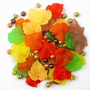 Autumn Mix – green, yellow, orange, red, and brown tones