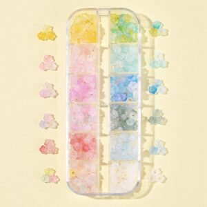 Frosted Acrylic Flower Bead Collection
