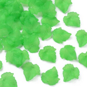 Lucite leaf - green
