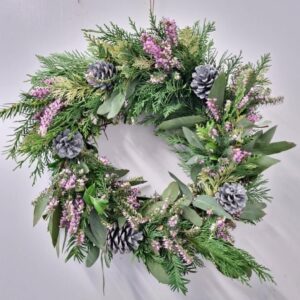 Luxury Christmas wreath workshop at Molecey Mill in West Deeping