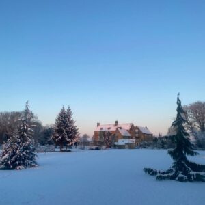 Luxury Christmas wreath workshop at Molecey Mill in West Deeping