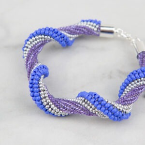 Twisted Rope bead weaving bracelet workshop at Riverside Beads in Market Deeping