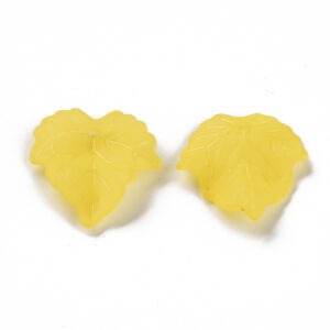 Lucite Leaf- Yellow