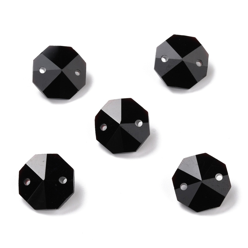 14mm Faceted Glass Link Connectors - Image 15