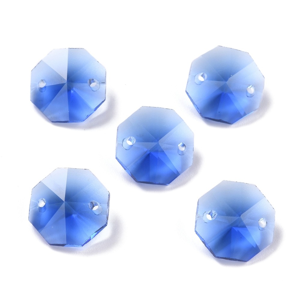 14mm Faceted Glass Link Connectors - Image 14