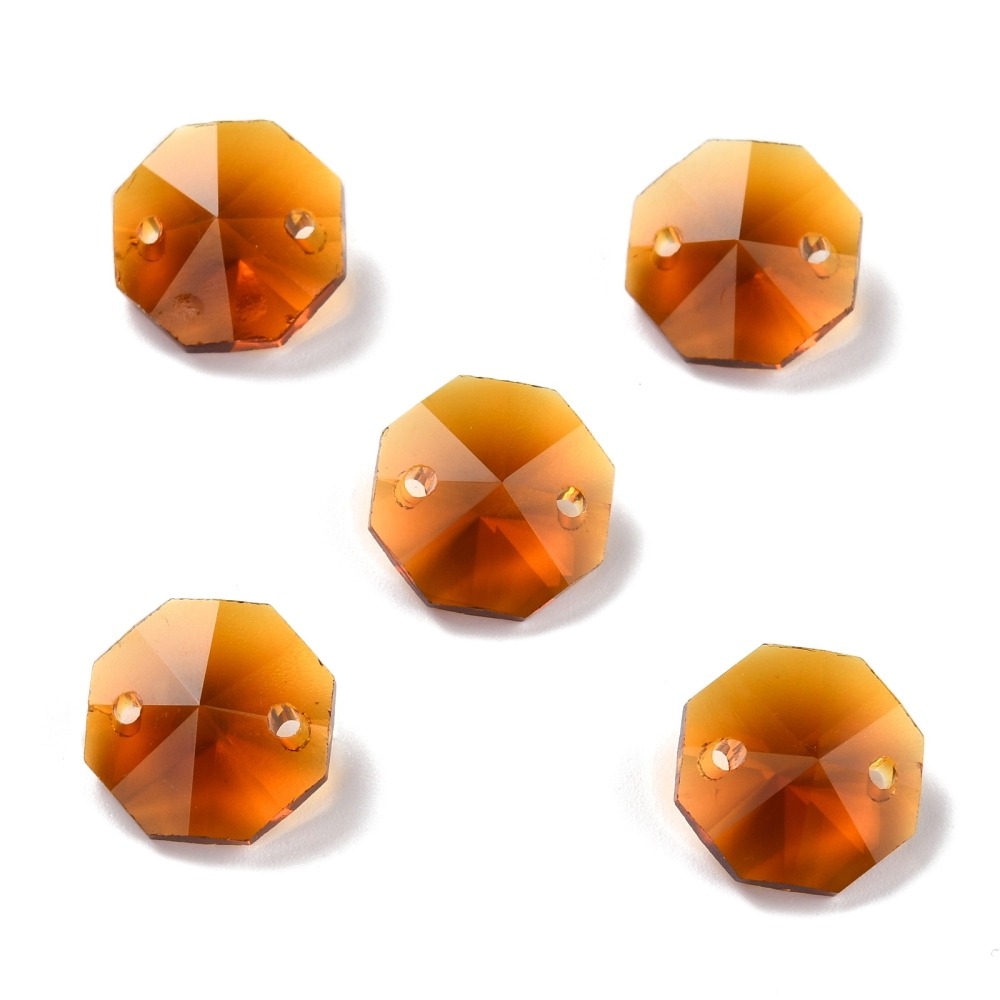 14mm Faceted Glass Link Connectors - Image 13