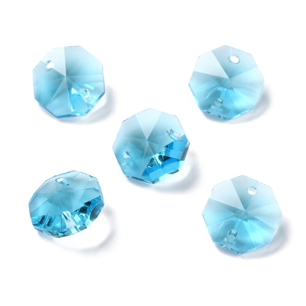 14mm Faceted Glass Link Connectors - Image 10