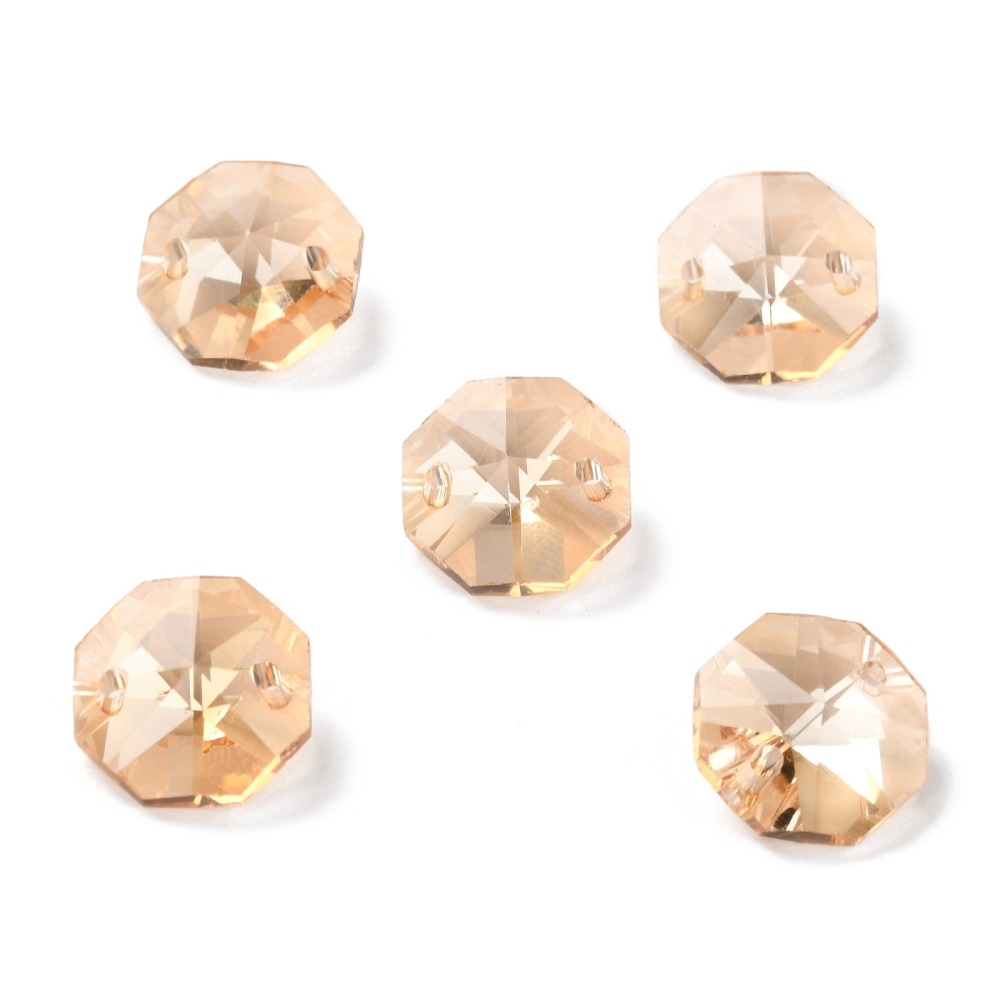14mm Faceted Glass Link Connectors - Image 9
