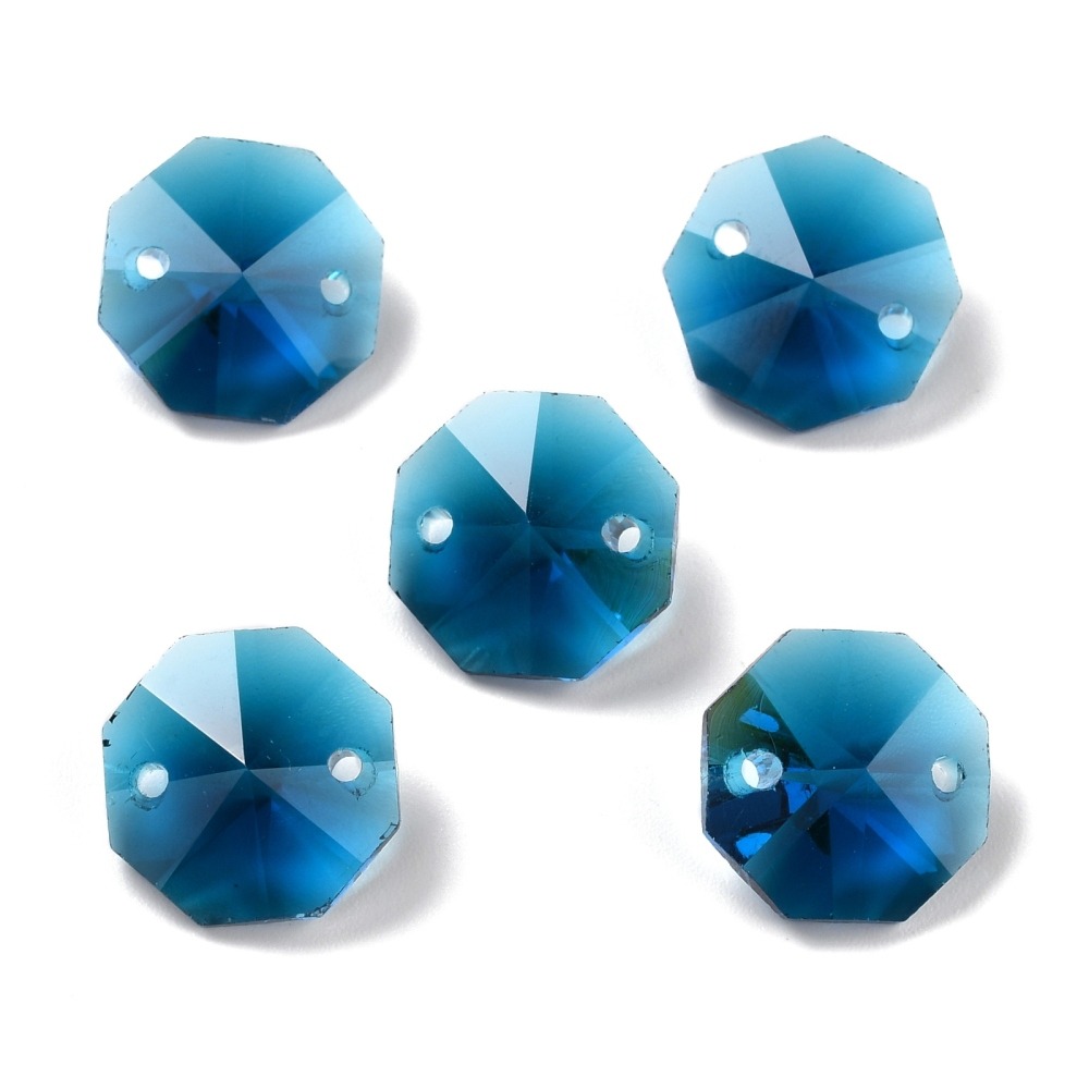 14mm Faceted Glass Link Connectors - Image 7
