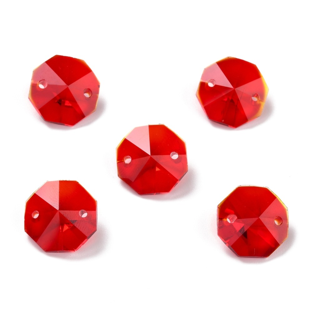 14mm Faceted Glass Link Connectors - Image 5