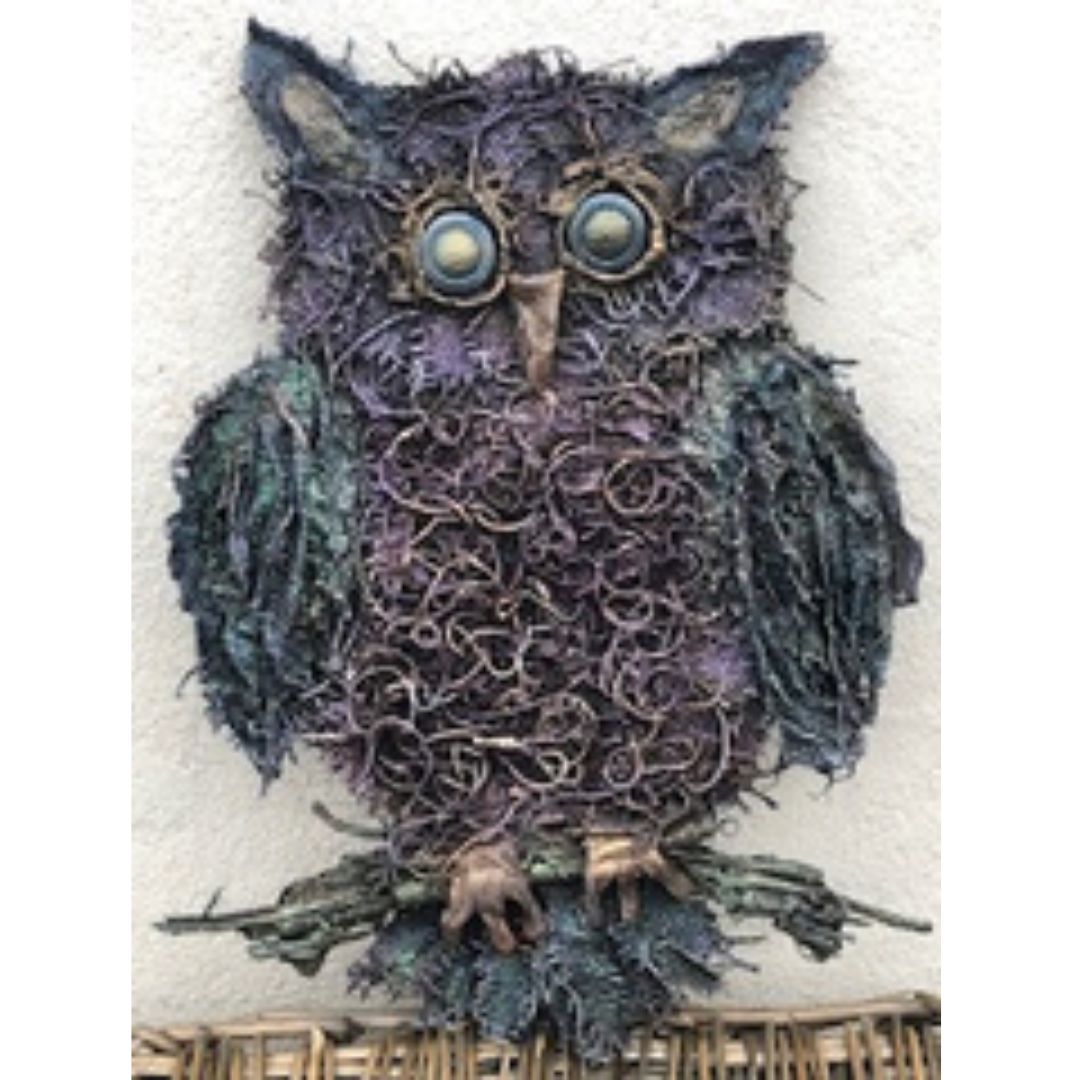 Powertex Owl Garden Ornament workshop at Riverside Beads & Crafts in Market Deeping