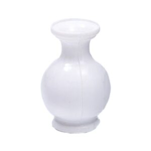 23mm White Plastic Vase