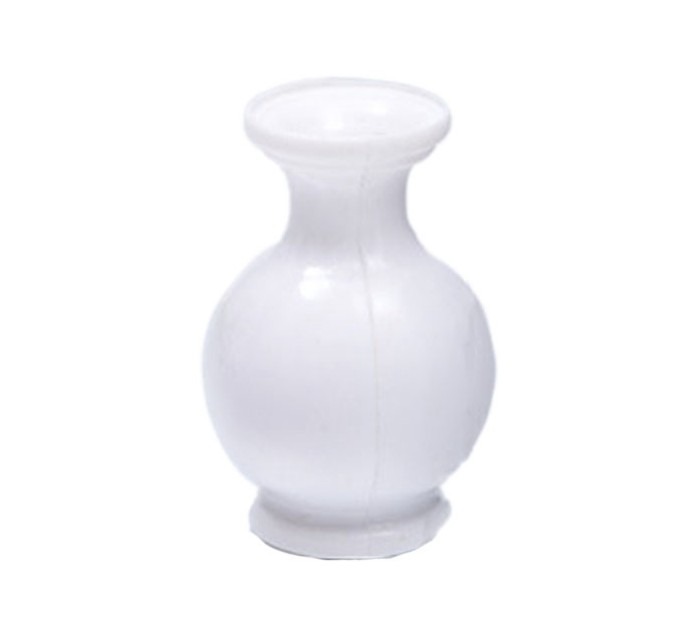 23mm White Plastic Vase