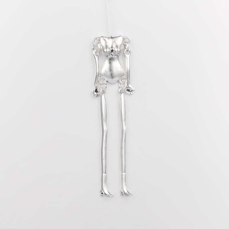 Beadable Doll Frame – Silver Colour