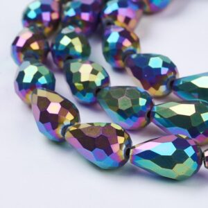 CD25 Rainbow Drop Bead 15x10mm