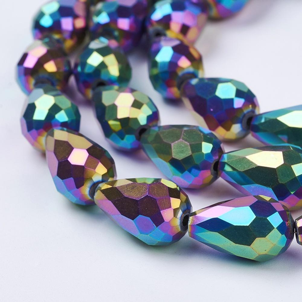 CD25 Rainbow Drop Bead 15x10mm