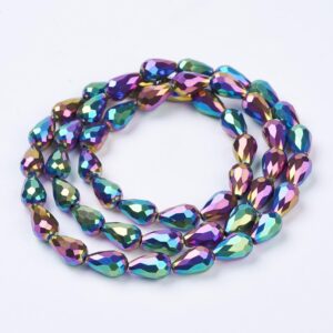 CD25 Rainbow Drop Bead 15x10mm
