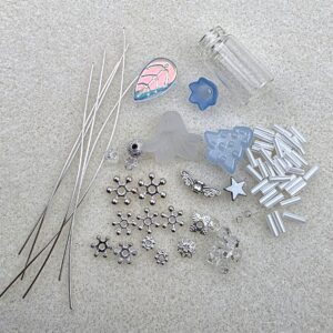 Festive Beaded Forever Flowers Kit - Winter Wonderland