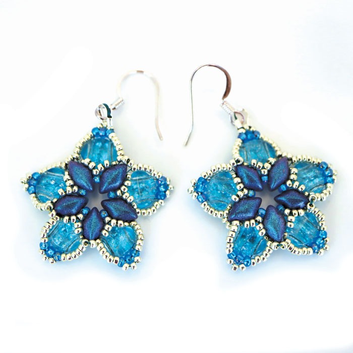 Riverside Bead Box #72 - Glimmers Snowflake Ornament - Image 3
